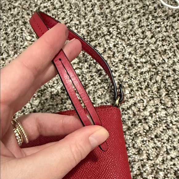 Coach Scarlet Red Wristlet - Picture 4 of 4